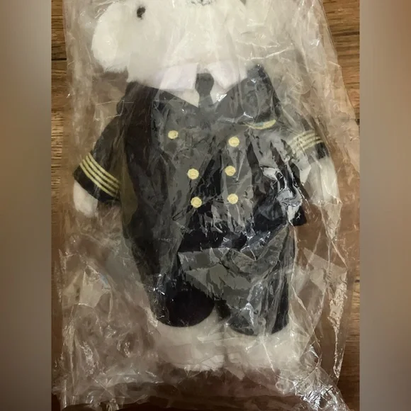 Rare Limited Edition Air Do Bear Doo Pilot Teddy Bear 20th Anniversary Plush Toy